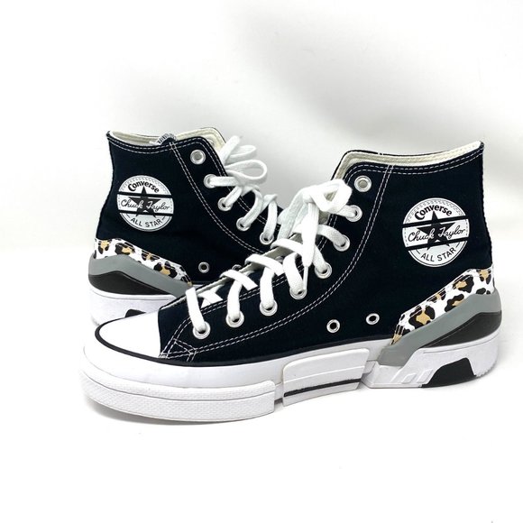 Converse Women's Size 11 566786C CPX70 High Canvas Black White Platform Sneakers - Picture 7 of 10